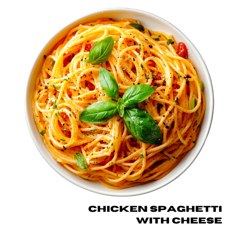 Chicken Spaghetti with Cheese