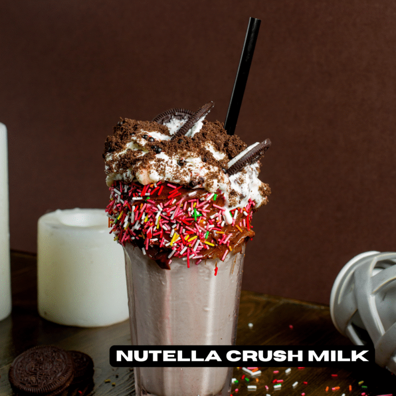 Nutella Crush Milk