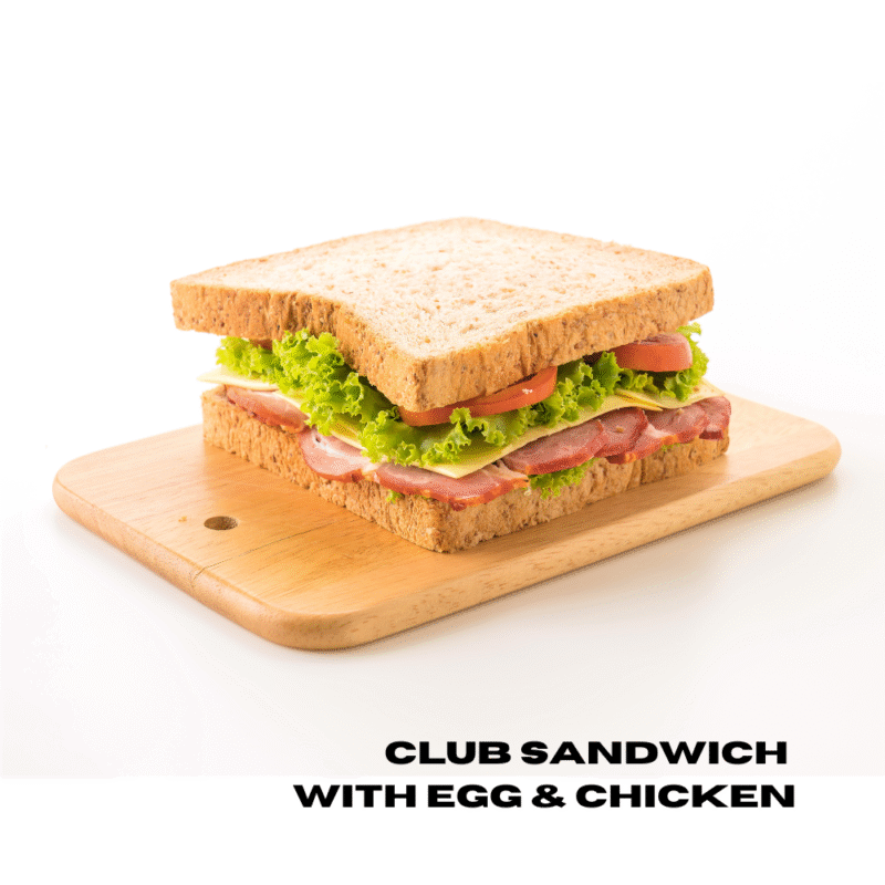 Club Sandwich with Egg & Chicken